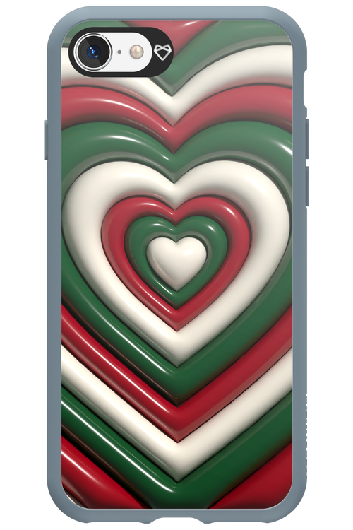 XMAS Hearts - Apple iPhone SE 2022