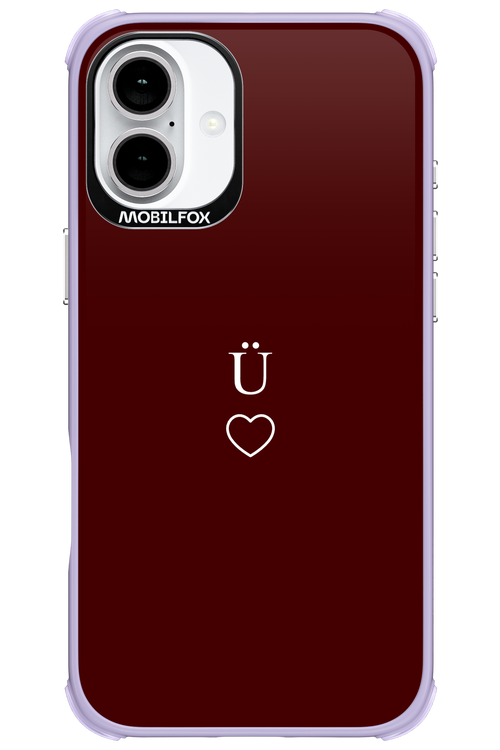 U Burgundia II 2.0 - Apple iPhone 16 Plus