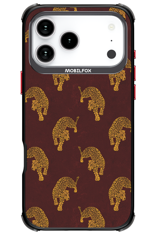 Burgundy Leopard Pattern - Apple iPhone 17 Pro Max