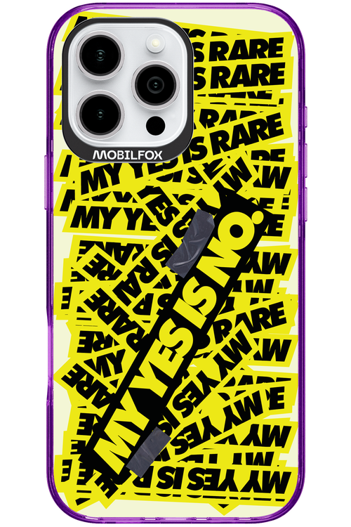 My yes is no 2.0 - Apple iPhone 16 Pro Max