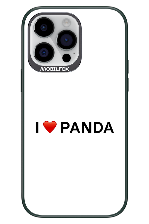Panda Love White - Apple iPhone 14 Pro Max