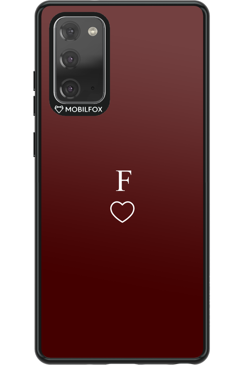 F Burgundia 2.0 - Samsung Galaxy Note 20