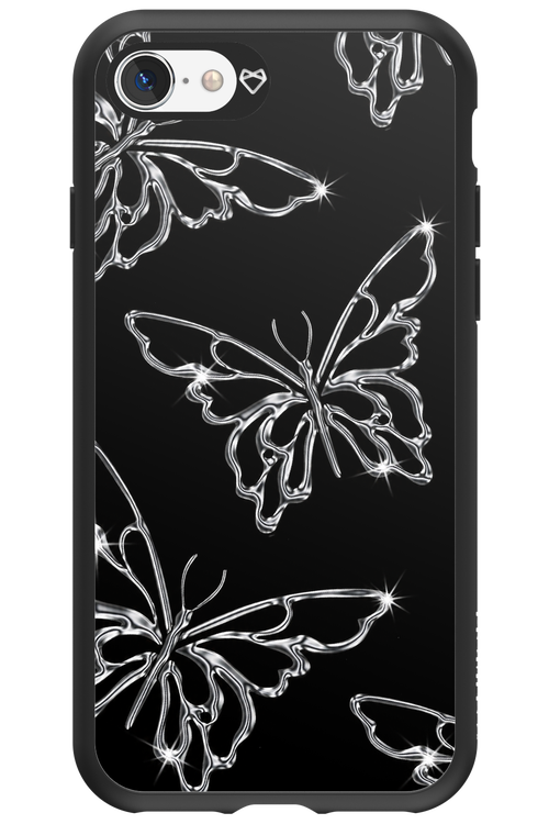 Silver Butterfly 2.0 - Apple iPhone SE 2022