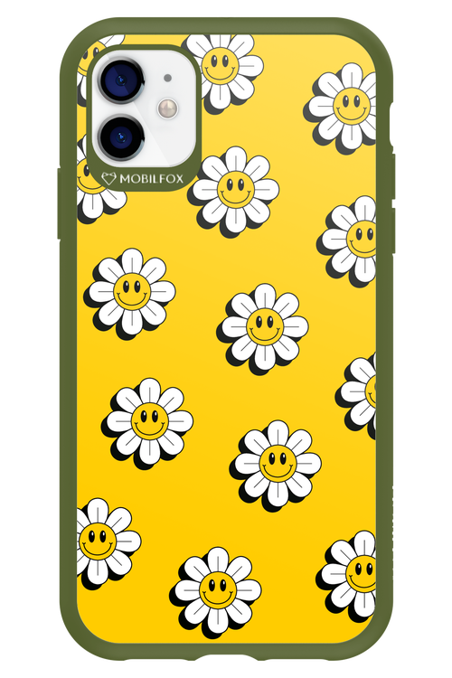 Smiley Flowers - Apple iPhone 11