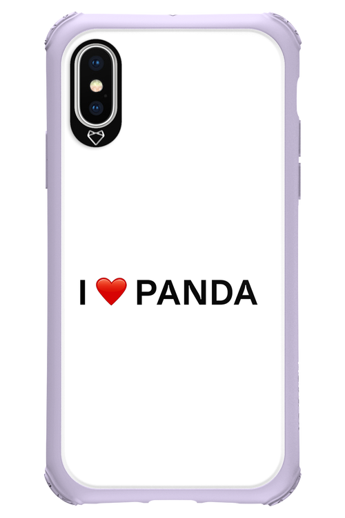 Panda Love White - Apple iPhone XS