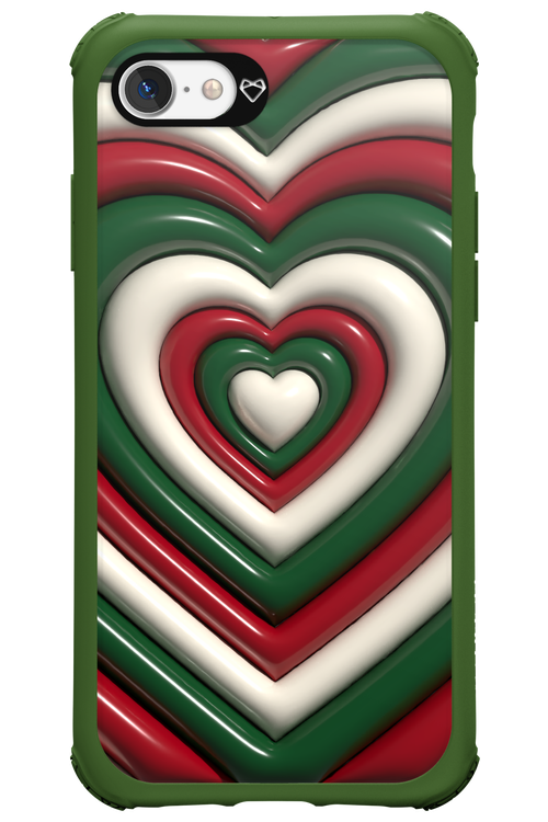 XMAS Hearts - Apple iPhone 7