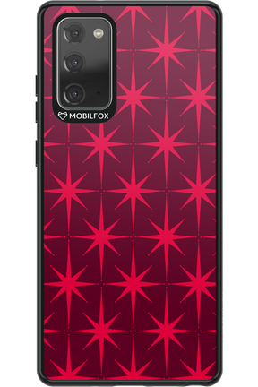 Burgundy Starss - Samsung Galaxy Note 20