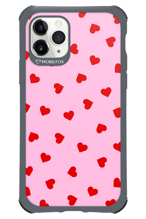 Sprinkle Heart Pink - Apple iPhone 11 Pro