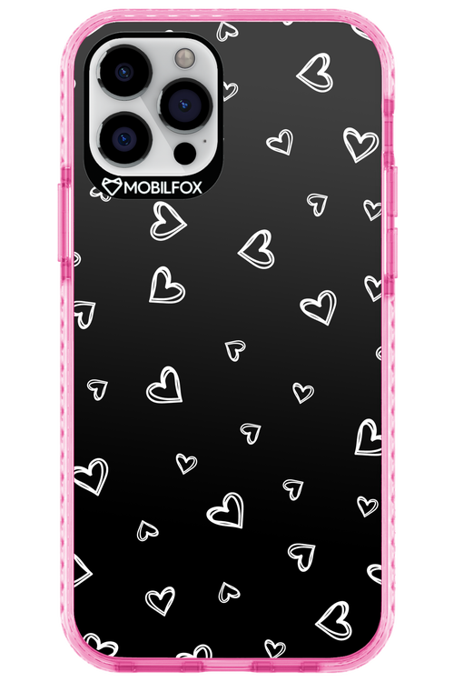 Monochrome Hearts 2.0 - Apple iPhone 12 Pro