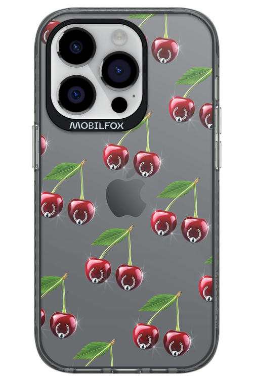 Spicy Cherries Transparent - Apple iPhone 14 Pro