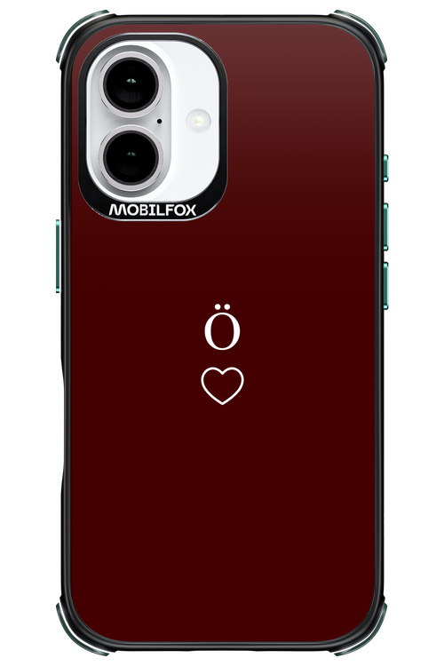 O Burgundia II 2.0 - Apple iPhone 16