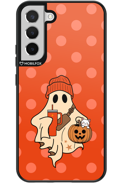 Ghost Girl (Orange) - Samsung Galaxy S22+