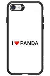 Panda Love White - Apple iPhone 8