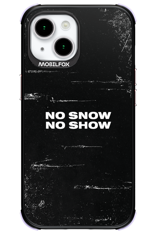 No snow, no show - Apple iPhone 15