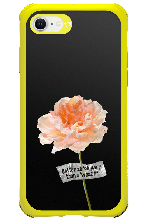 Flower Black - Apple iPhone SE 2020