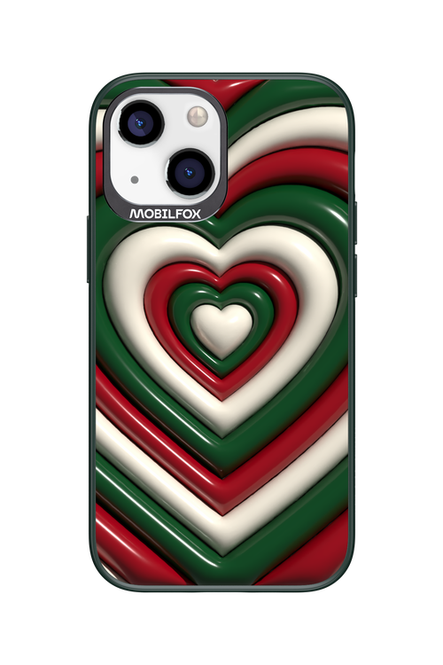 XMAS Hearts - Apple iPhone 13 Mini
