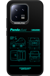 Panda Car Blue - Xiaomi 13