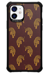 Burgundy Leopard Pattern - Apple iPhone 12