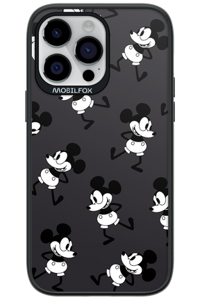 Iconic Mouse (antracite pattern) - Apple iPhone 14 Pro Max