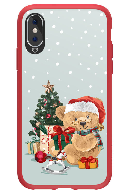 Merry Christmas Bear - Apple iPhone X