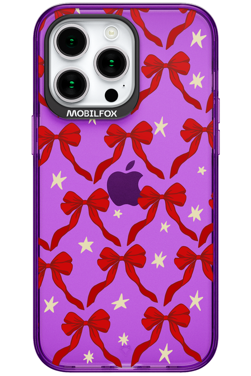 Bow & Stars (Transparent) - Apple iPhone 15 Pro Max