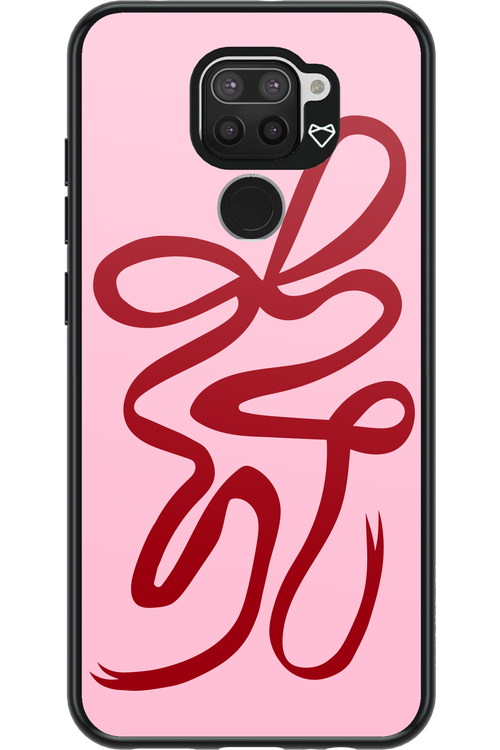 Burgundy Bow - Xiaomi Redmi Note 9