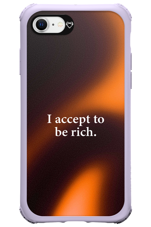 I accept to be rich - Apple iPhone SE 2020