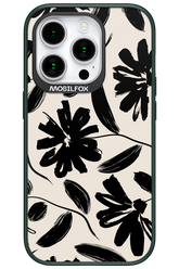 Monochrome Flowerss - Apple iPhone 15 Pro