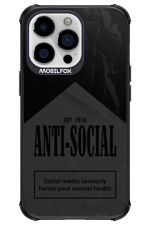 ANTI-SOCIAL (BLVCK) 2.0 - Apple iPhone 13 Pro