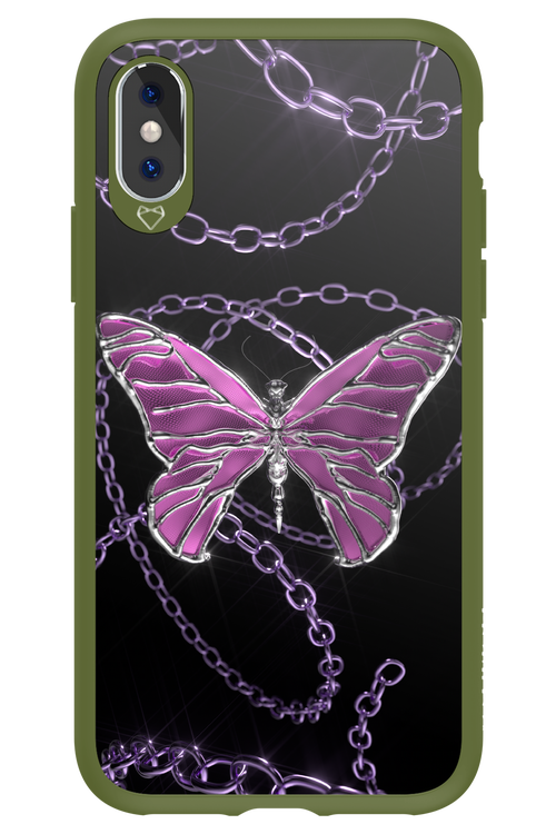 Butterfly Necklace - Apple iPhone X