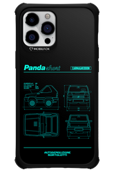 Panda Car Blue - Apple iPhone 12 Pro Max