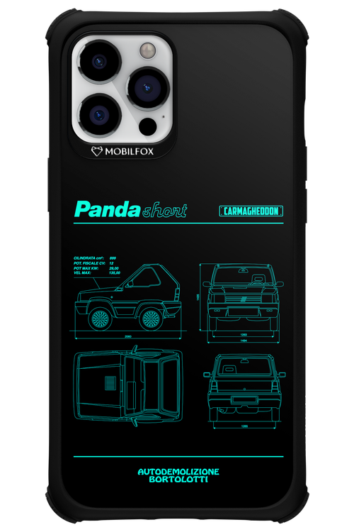 Panda Car Blue - Apple iPhone 12 Pro Max