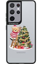 Christmas Bear (Transparent) - Samsung Galaxy S21 Ultra