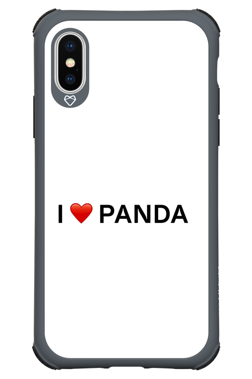 Panda Love White - Apple iPhone XS