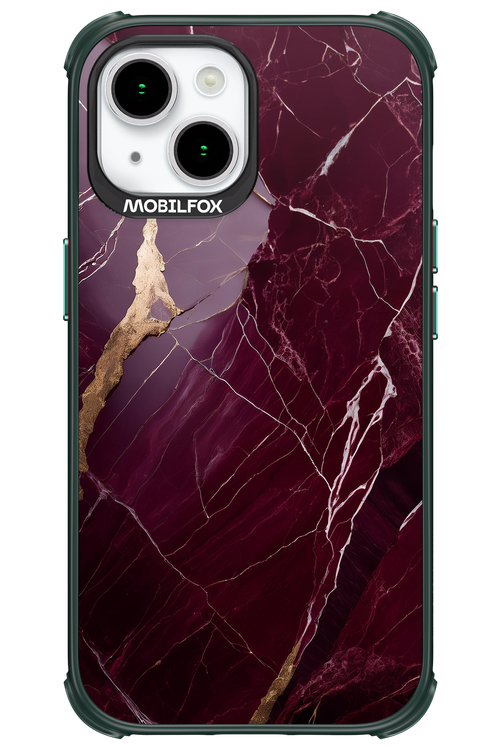 Burgundy Marble 2.0 - Apple iPhone 15