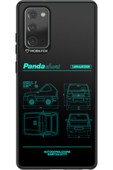 Panda Car Blue - Samsung Galaxy Note 20