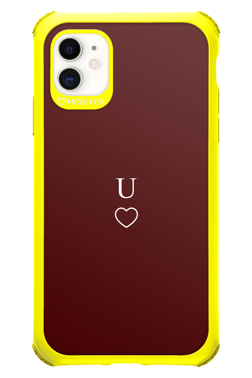 U Burgundia 2.0 - Apple iPhone 11