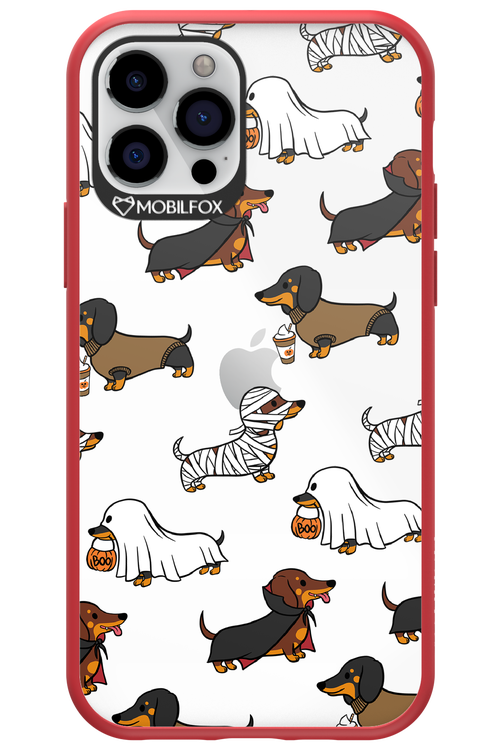 Scary Dachshund (Transparent) - Apple iPhone 12 Pro