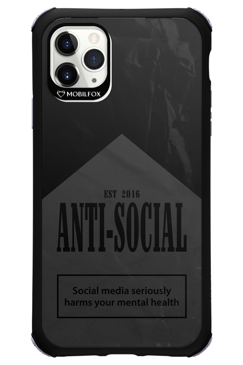 ANTI-SOCIAL (BLVCK) 2.0 - Apple iPhone 11 Pro Max