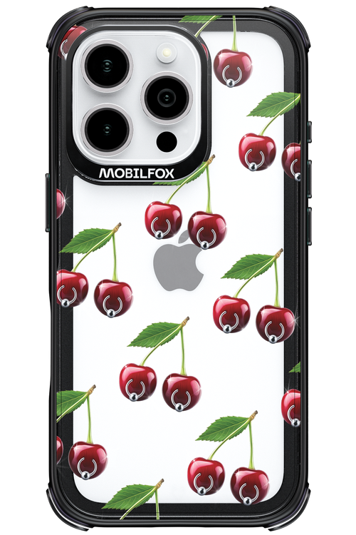 Spicy Cherries Transparent - Apple iPhone 16 Pro