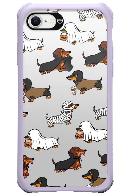 Scary Dachshund (Transparent) - Apple iPhone 7