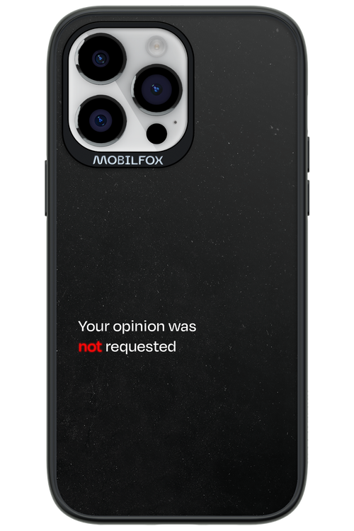 Not Requested 2.0 - Apple iPhone 14 Pro Max
