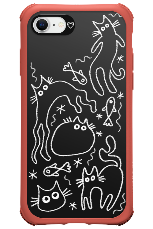 CHALK_CATS - Apple iPhone 8