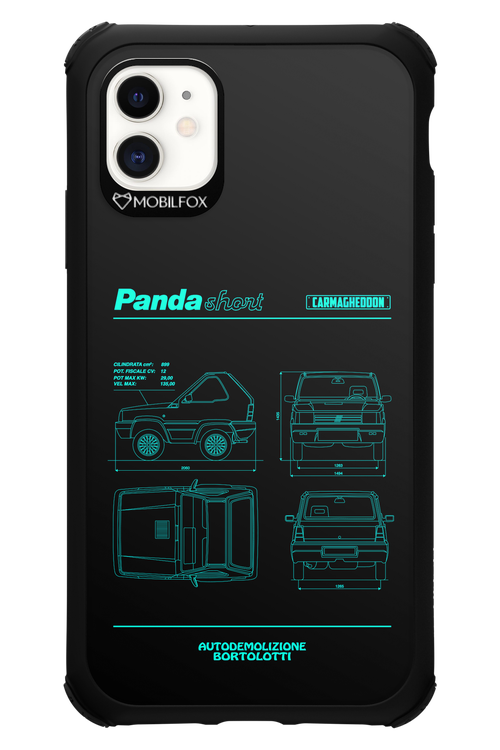 Panda Car Blue - Apple iPhone 11