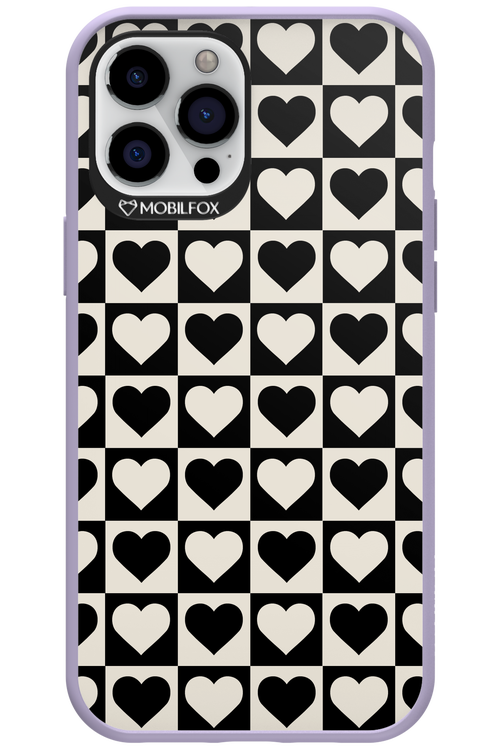 Checkered Heart - Apple iPhone 12 Pro Max