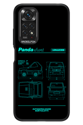 Panda Car Blue - Xiaomi Redmi Note 11/11S 4G