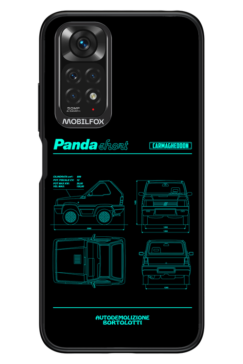 Panda Car Blue - Xiaomi Redmi Note 11/11S 4G