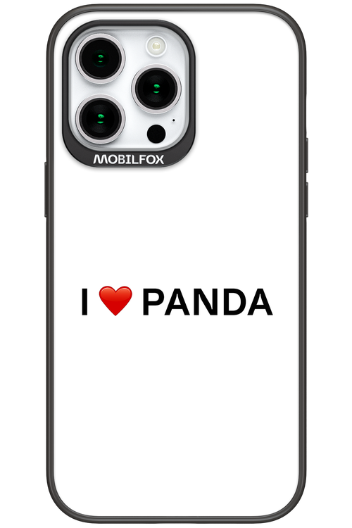 Panda Love White - Apple iPhone 15 Pro Max