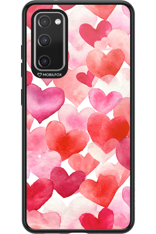 Water Painted Heart 2.0 - Samsung Galaxy S20 FE