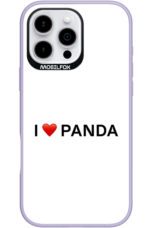 Panda Love White - Apple iPhone 16 Pro Max